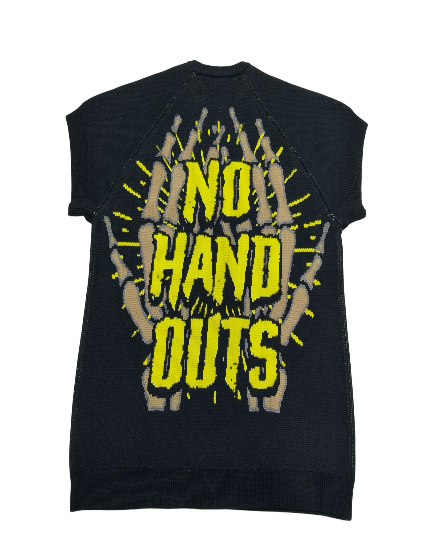No Handouts Knitted T-Shirt