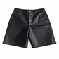 Cracked Leather Shorts